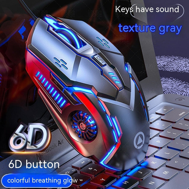 Experience Gaming Like Never Before with Our Wired RGB Gaming Mouse