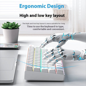 Discover the Perfect Typing Experience with Our 61-key Wireless Mechanical Keyboard