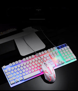 Elevate Your Setup with the Boseton 8310 Backlit Keyboard and Mouse Set