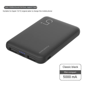 Stay Charged Anywhere with the 5000mAh Compact Mini Portable Power Bank