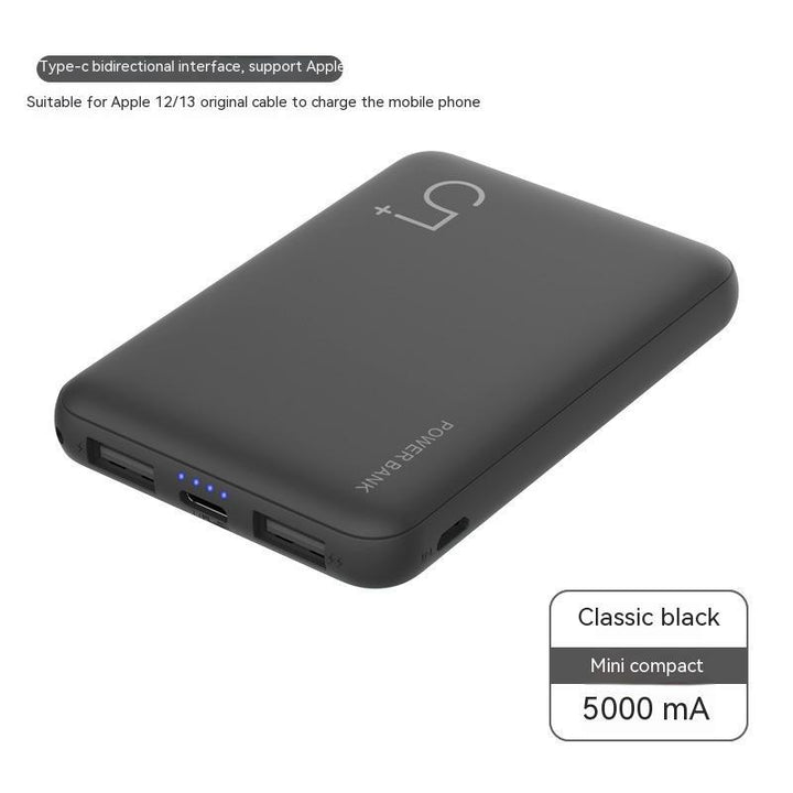 Stay Charged Anywhere with the 5000mAh Compact Mini Portable Power Bank