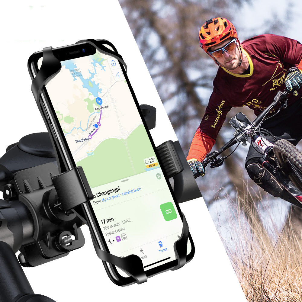 Portable And Lightweight Bicycle Phone Mount With Strap