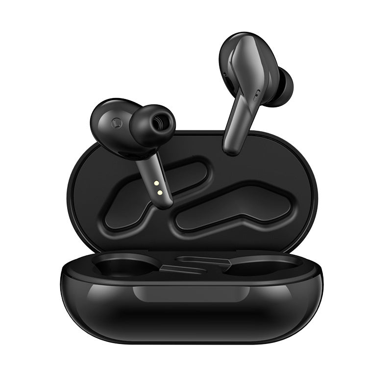Binaural In-Ear Gaming Headphones Bluetooth Black