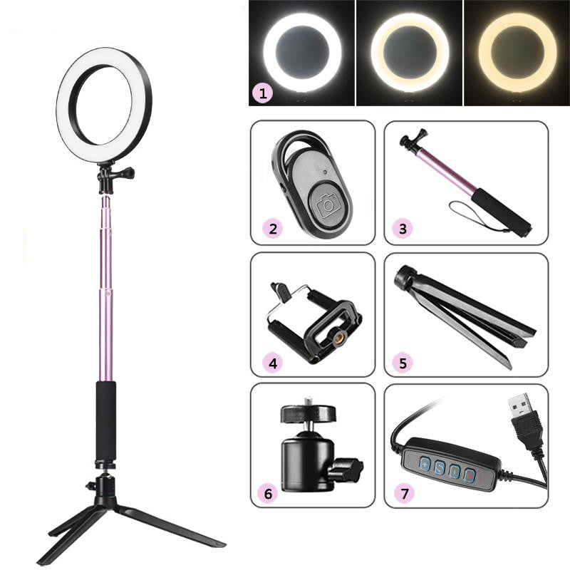 Tripod Fill Light Ring Light Stand for Apple Devices