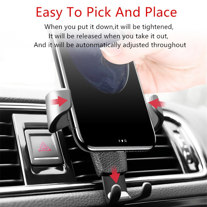 Car Air Vent Phone Holder Universal Gravity Smartphone Mount