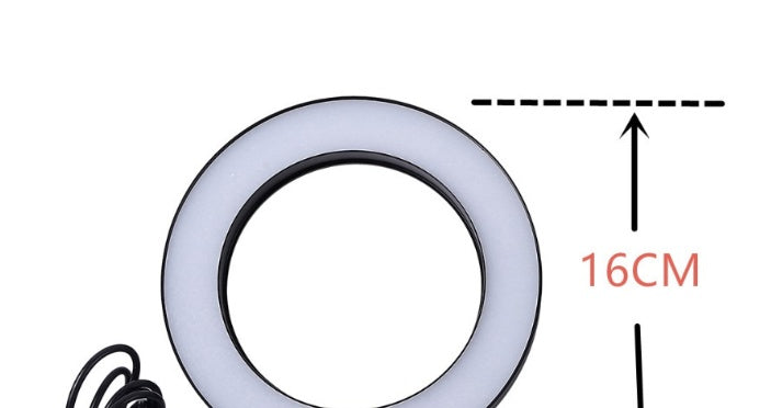 Lifting LED Ring Fill Light with Floor Tripod for Apple Devices