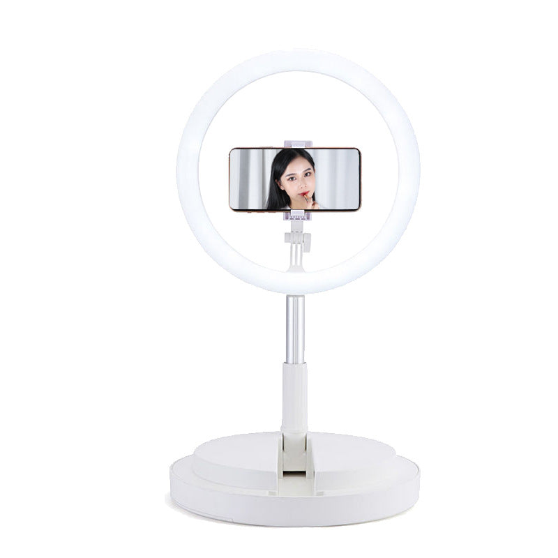 10 Inch Dimmable LED Selfie Ring Light with Tripod for Apple Devices