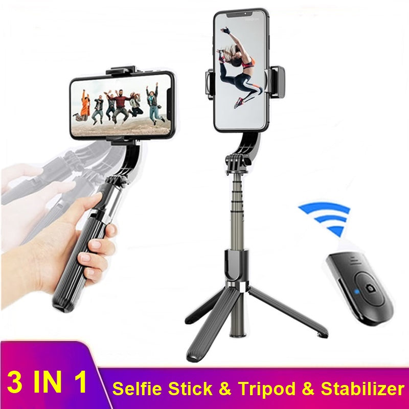L08 Bluetooth Selfie Stick with Anti-Shake Tripod for Apple Devices