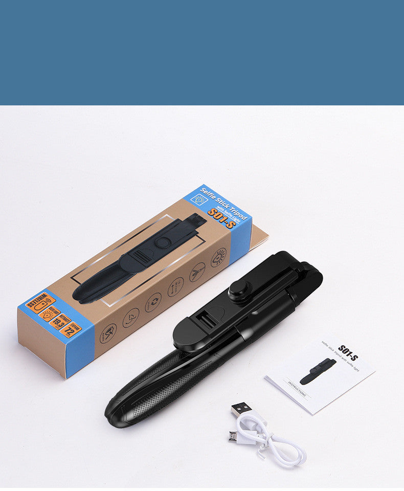 Multifunctional Bluetooth Selfie Stick with Tripod for Apple Devices