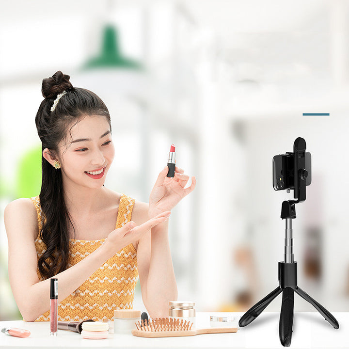 Multifunctional Bluetooth Selfie Stick with Tripod for Apple Devices