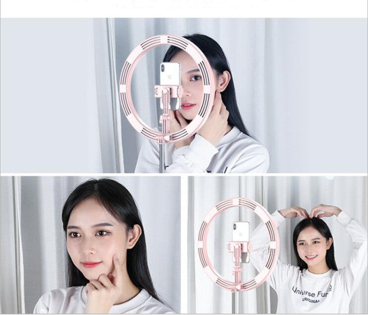 10 Inch Dimmable LED Selfie Ring Light with Tripod for Apple Devices