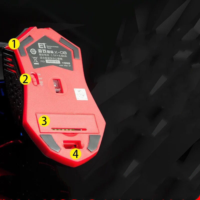 X08 silent game computer mouse