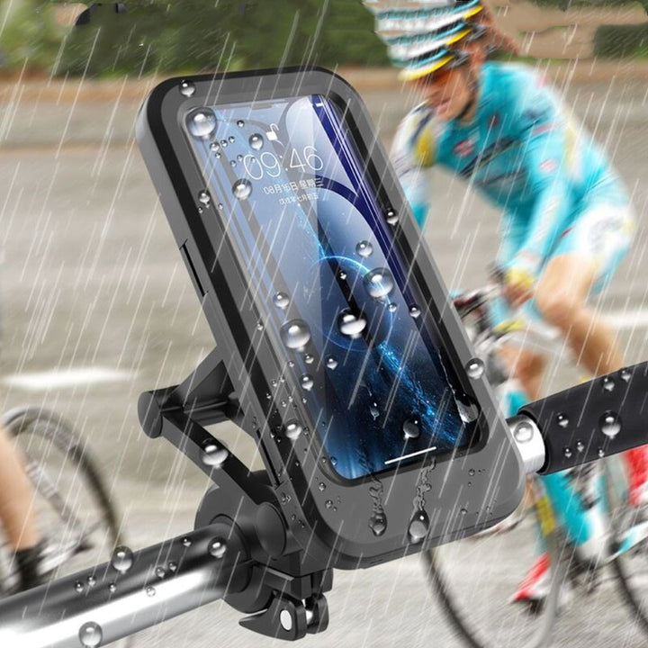 360 Rotatable Waterproof Bicycle and Motorcycle Phone Holder with GPS Mount