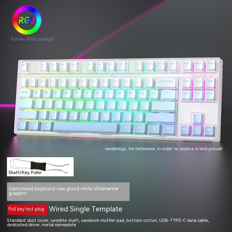 Wired Hot-Swappable Single-Mode Gaming Keyboard