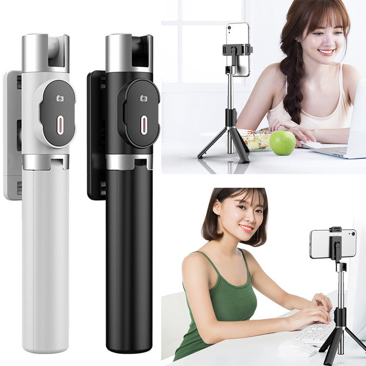 Bluetooth Fill Light Selfie Stick with Tripod for Apple Devices