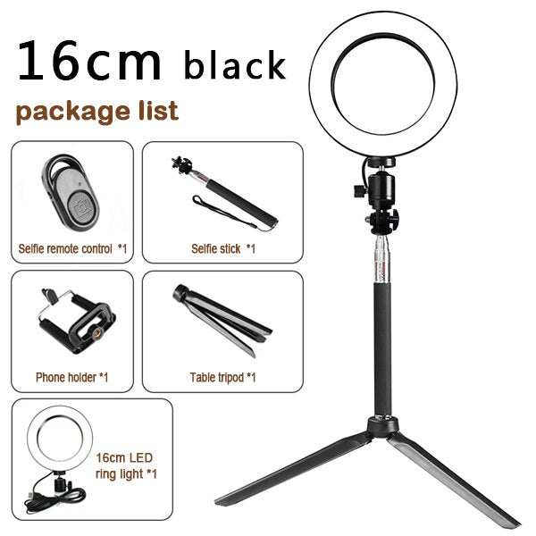 Tripod Fill Light Ring Light Stand for Apple Devices