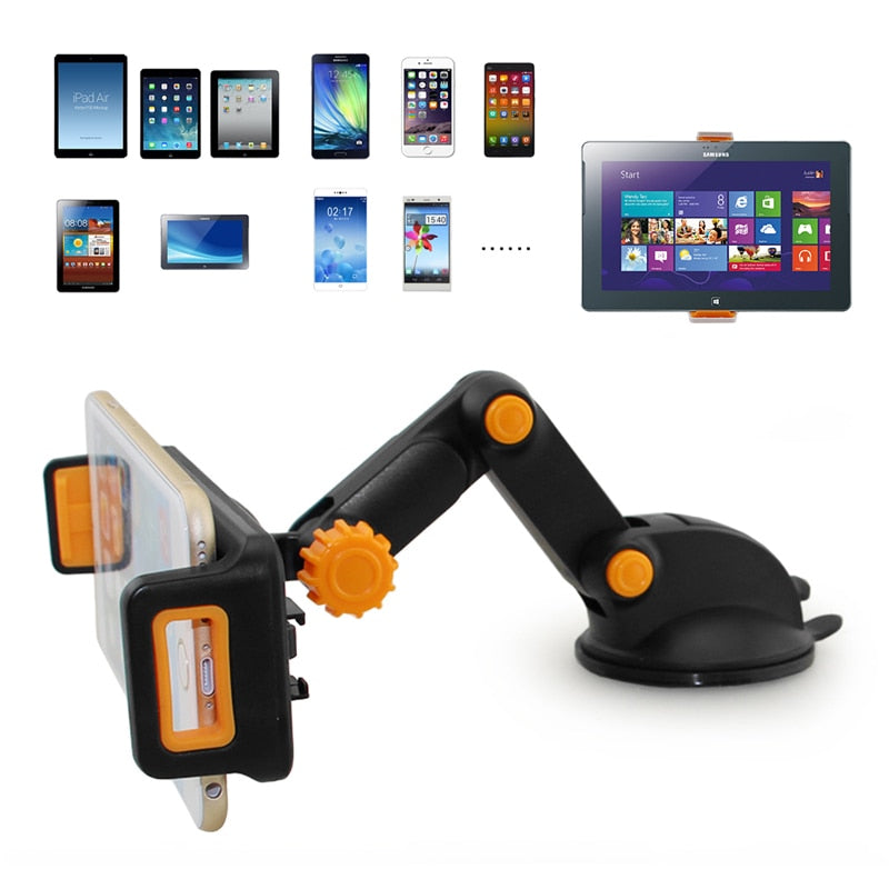 Foldable Dashboard Suction Car Mount for Phone and Tablet