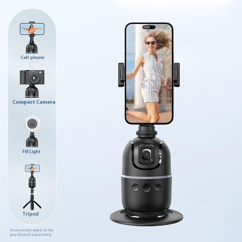 Mobile PTZ Auto-Follow Desktop Tripod for Live Streaming and Face Tracking