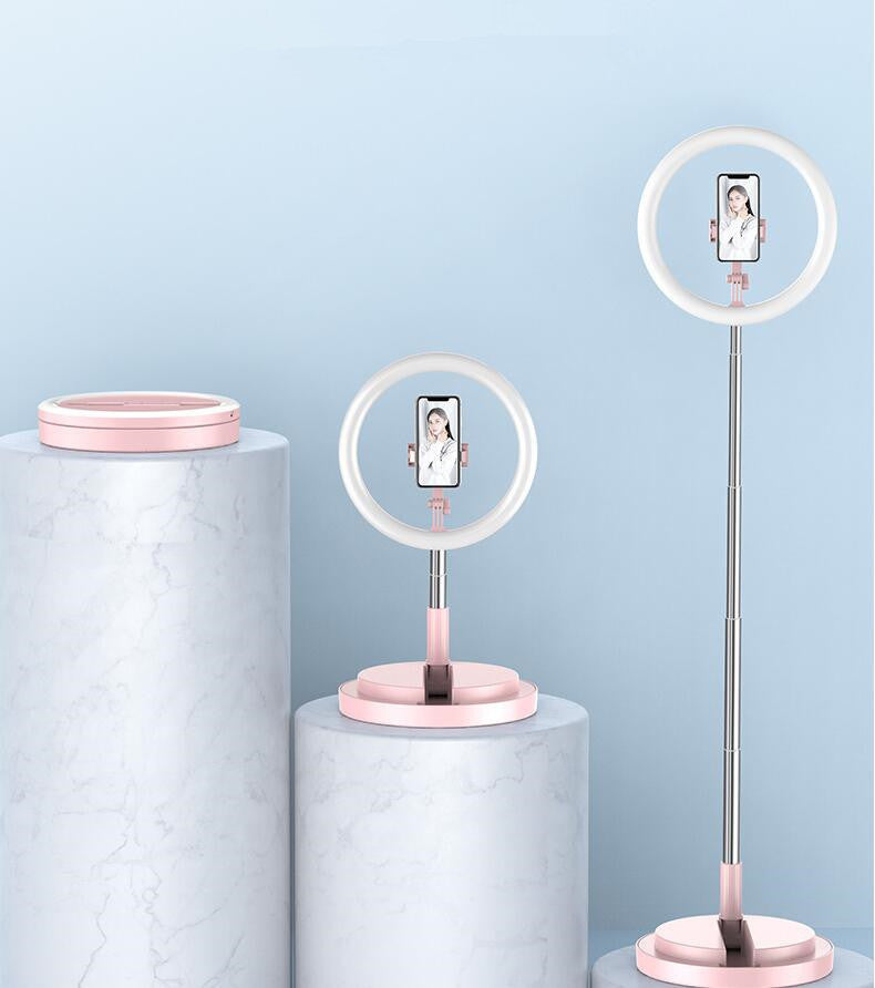 10 Inch Dimmable LED Selfie Ring Light with Tripod for Apple Devices