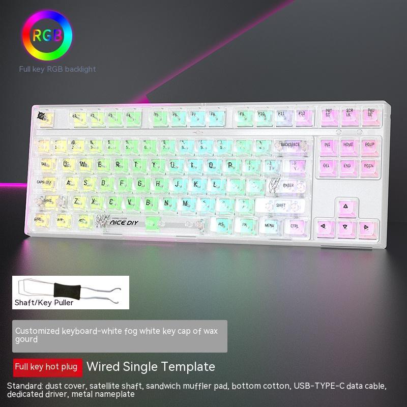 Wired Hot-Swappable Single-Mode Gaming Keyboard