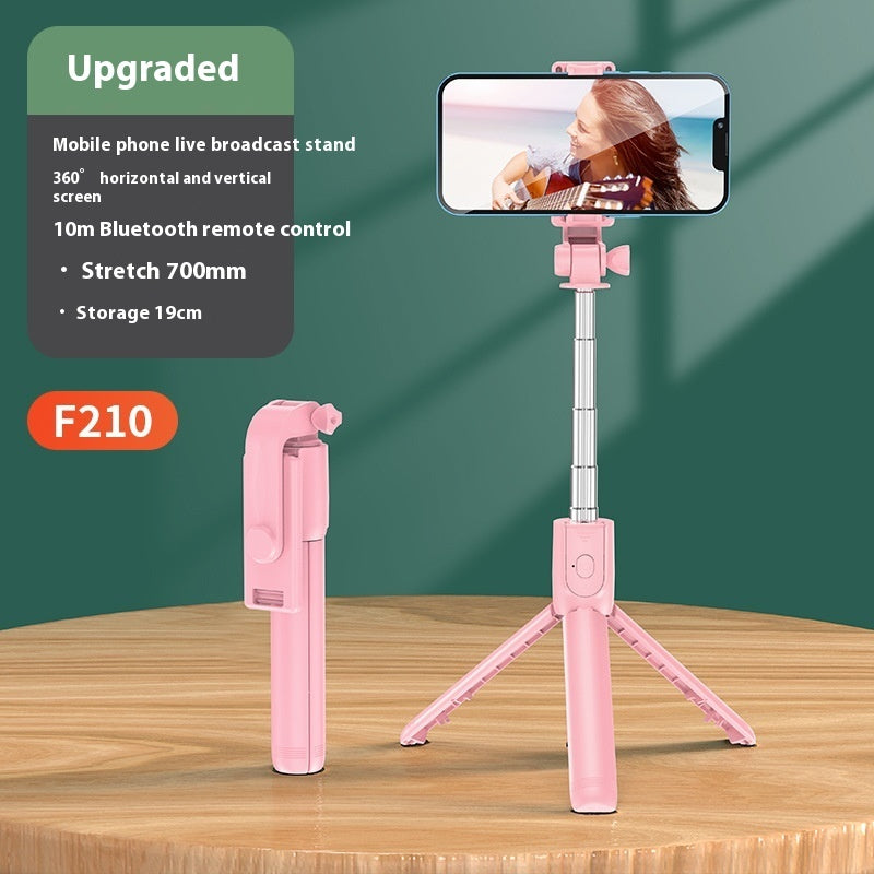 Mobile Phone Bluetooth Tripod Fill Light Selfie Stick