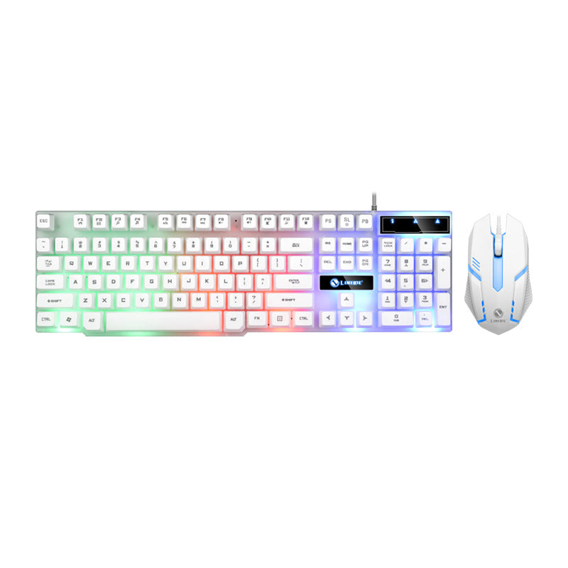 Wired Light-emitting Keyboard And Mouse Set USB