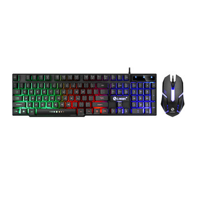 Wired Light-emitting Keyboard And Mouse Set USB