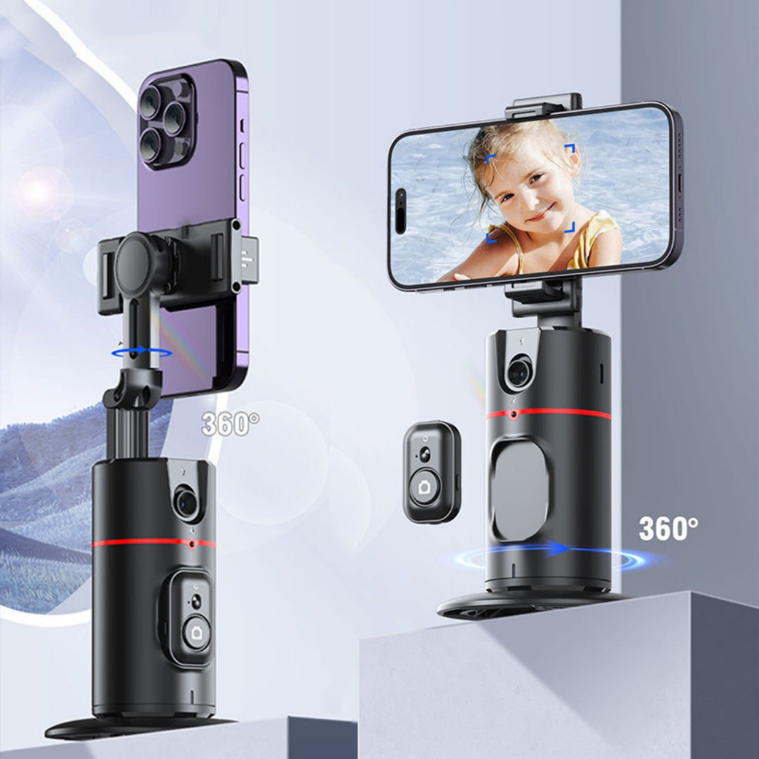 Mobile PTZ Auto-Follow Desktop Tripod for Live Streaming and Face Tracking