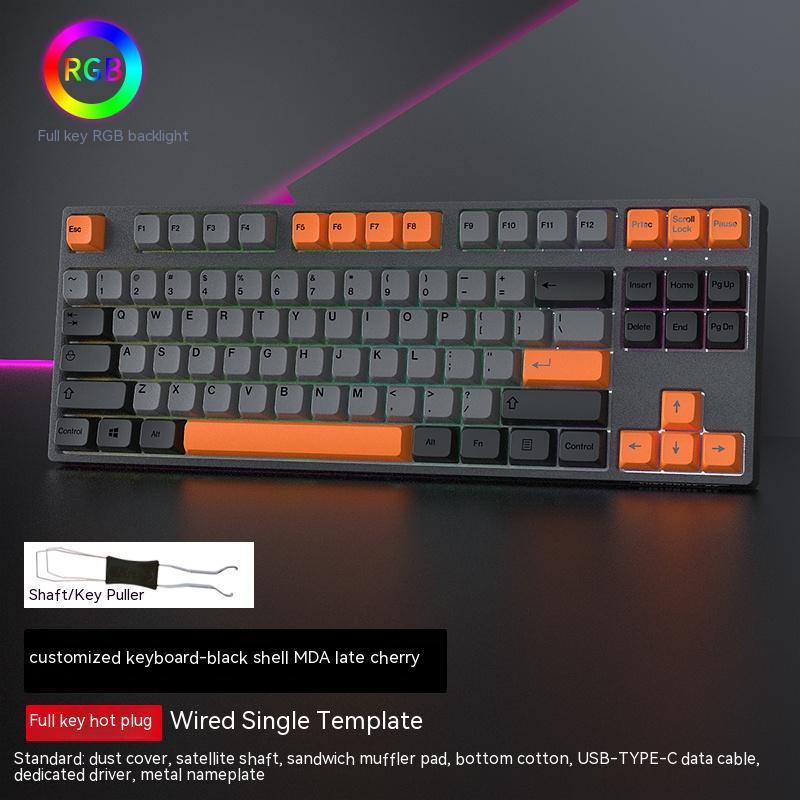 Wired Hot-Swappable Single-Mode Gaming Keyboard