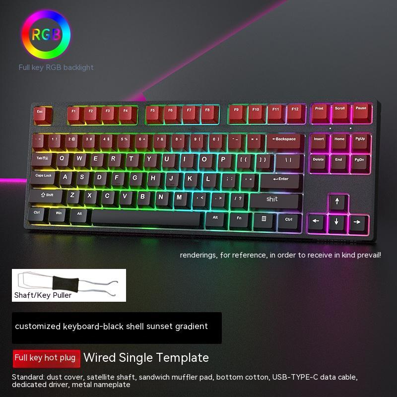 Wired Hot-Swappable Single-Mode Gaming Keyboard