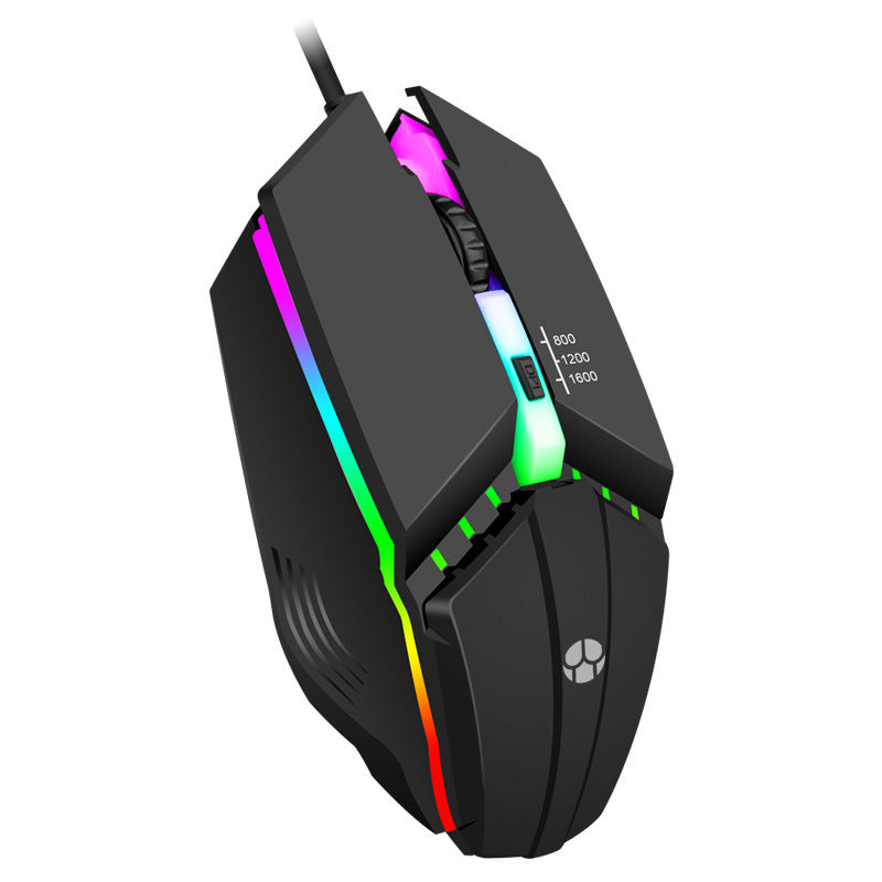 Wired Mouse Usb Glowing Computer Competitive Game