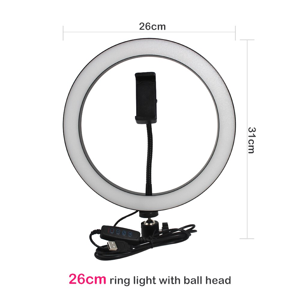 Tripod Fill Light Ring Light Stand for Apple Devices