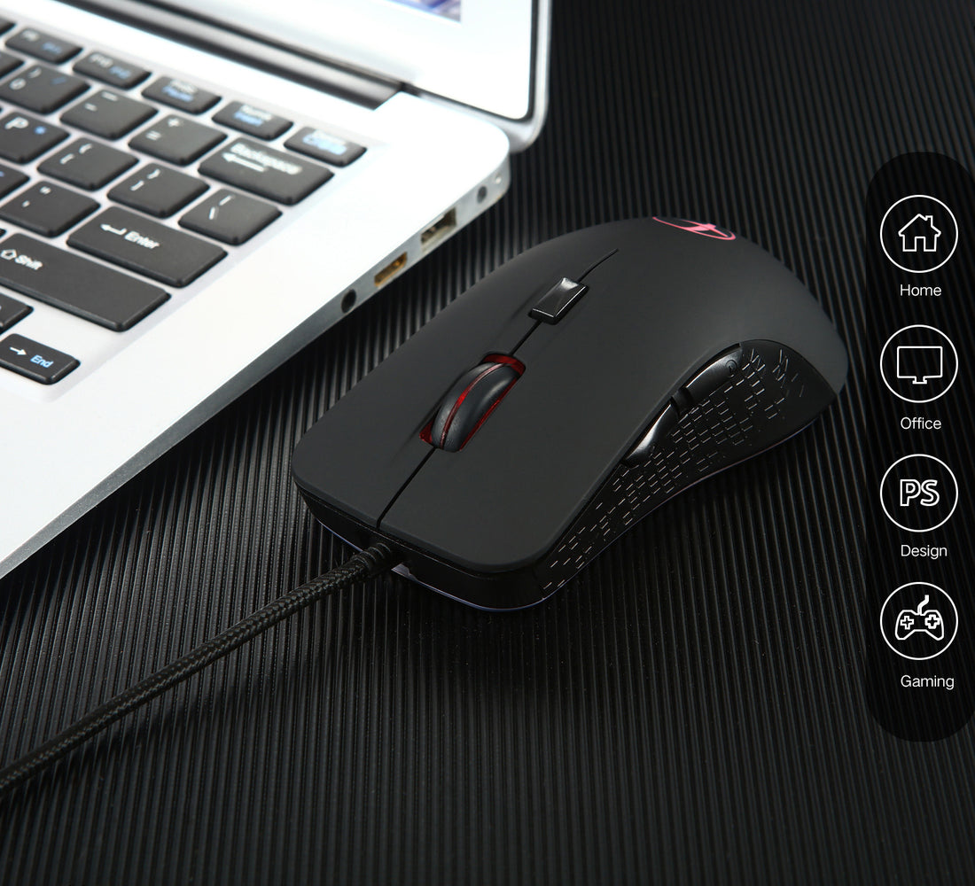 Office Notebook Computer Wired Gaming Optical Mouse