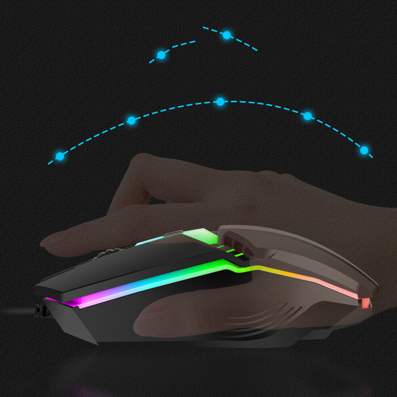 Wired Mouse Usb Glowing Computer Competitive Game