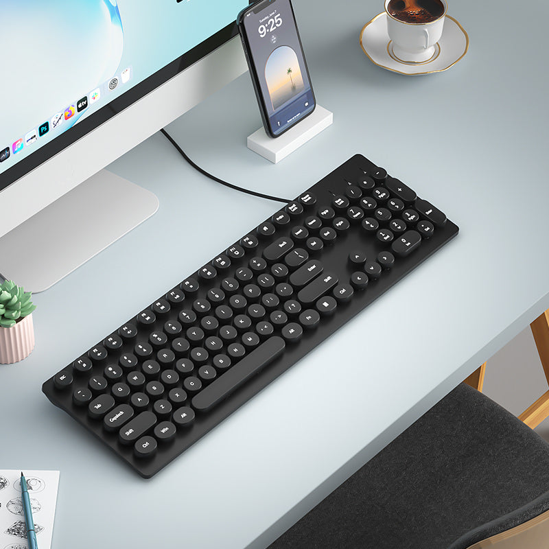 Fashion Minimalist Laptop External Wired Keyboard