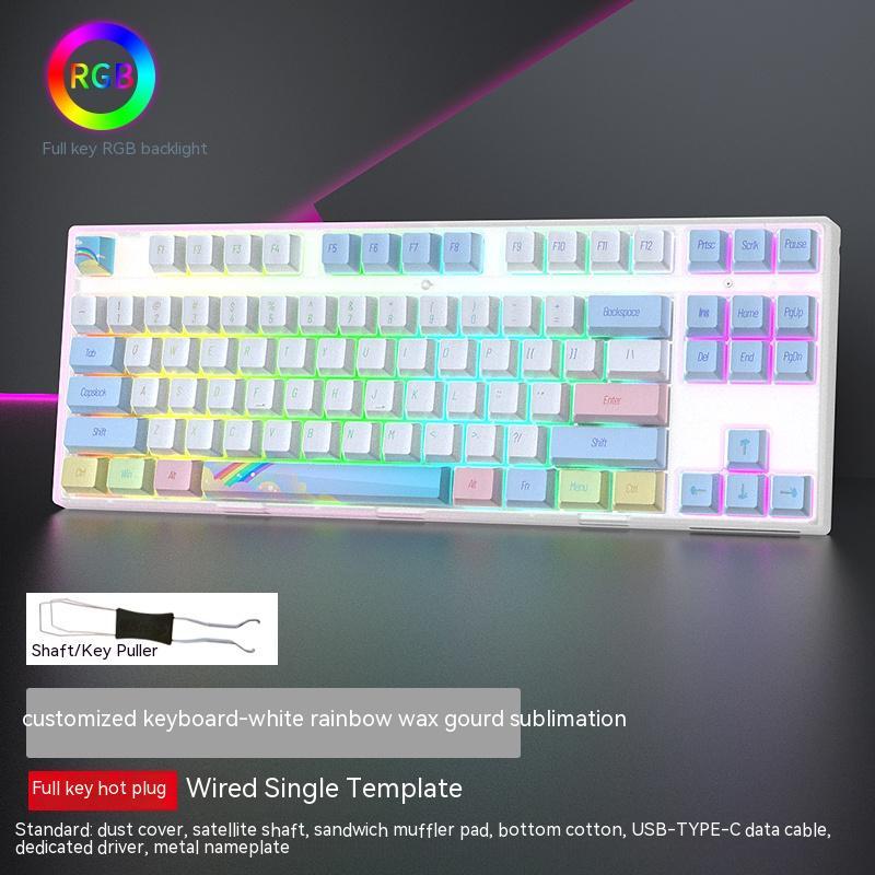 Wired Hot-Swappable Single-Mode Gaming Keyboard