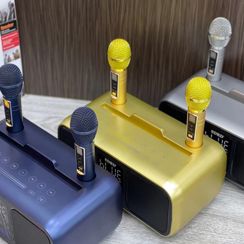 SD318 Desktop Bluetooth Speaker Dual Speaker Wireless Microphone