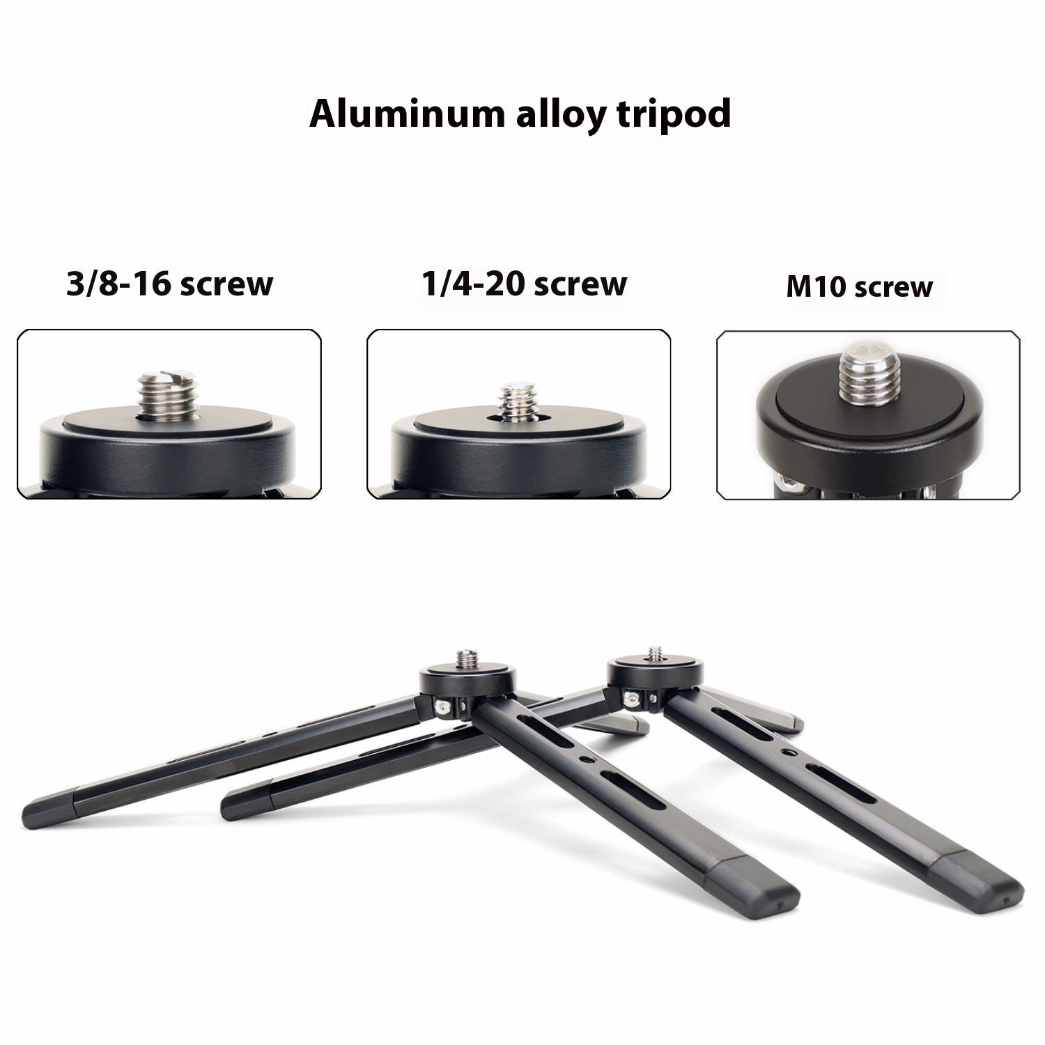Aluminum Alloy Desktop Tripod Mobile Phone Mini Bracket