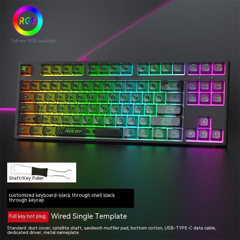 Wired Hot-Swappable Single-Mode Gaming Keyboard