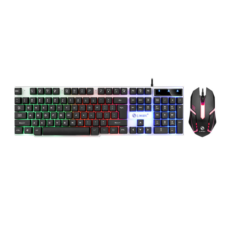 Wired Light-emitting Keyboard And Mouse Set USB