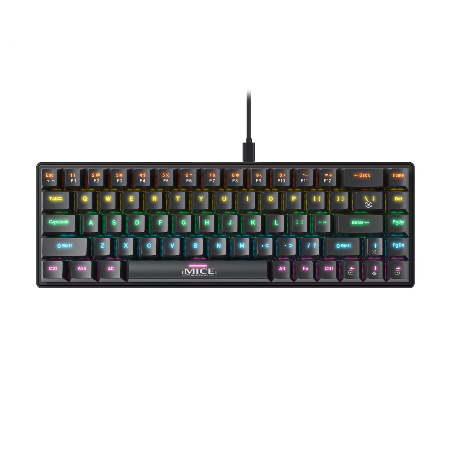 TYPE-C Wired Mechanical Keyboard For Small English Languages