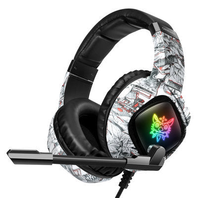 Gaming Headset for Xbox One PS4 Over-Ear RGB with Mic