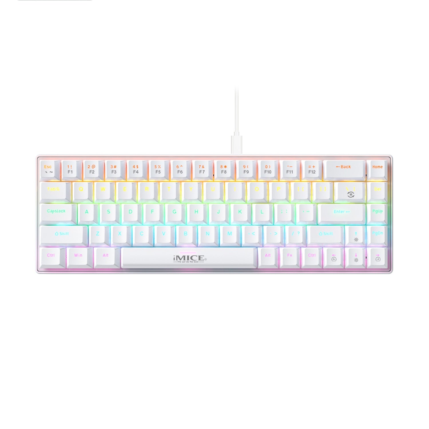 TYPE-C Wired Mechanical Keyboard For Small English Languages