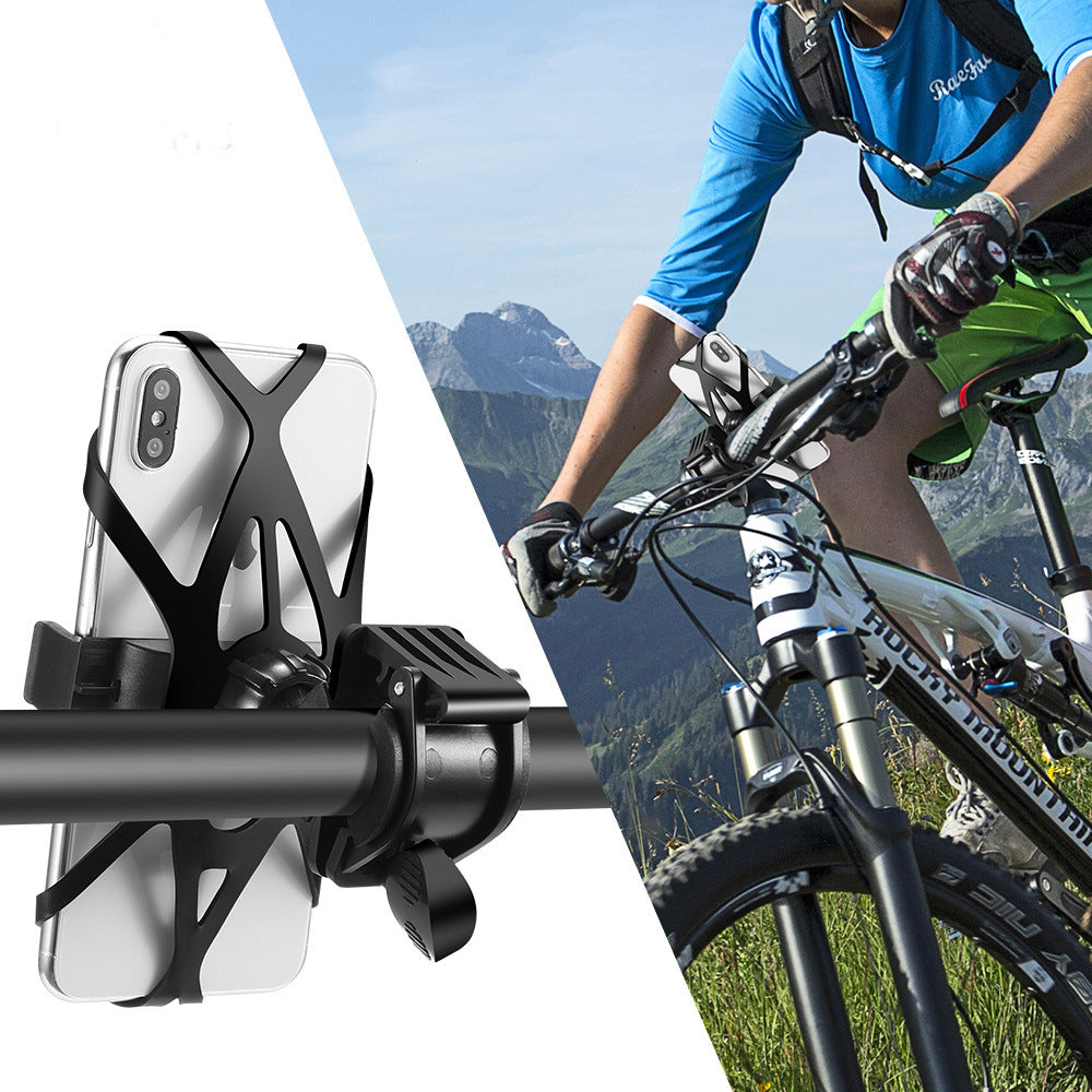 Portable And Lightweight Bicycle Phone Mount With Strap