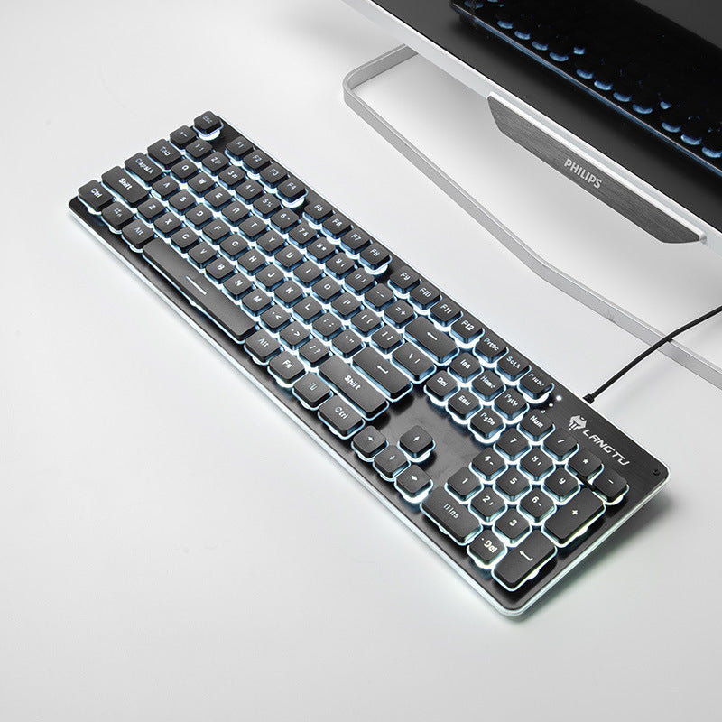 Wired Film Luminous USB Home Office Computer Gaming Keyboard