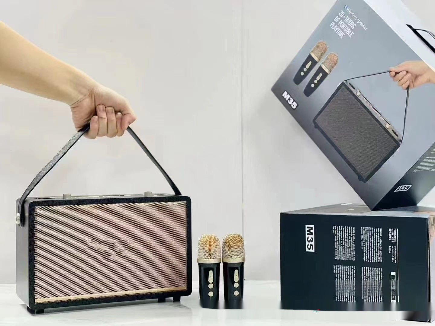 Wireless Bluetooth Speaker Dual Microphone