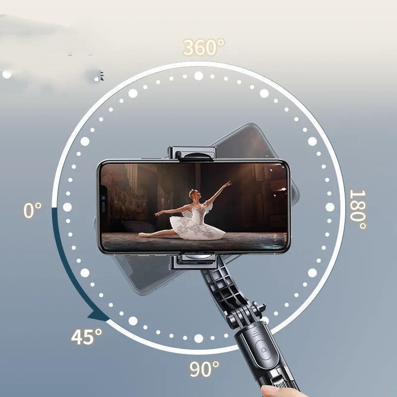 Handheld Mobile Phone Stabilizer Gyroscope Tripod for Anti-Shake Video