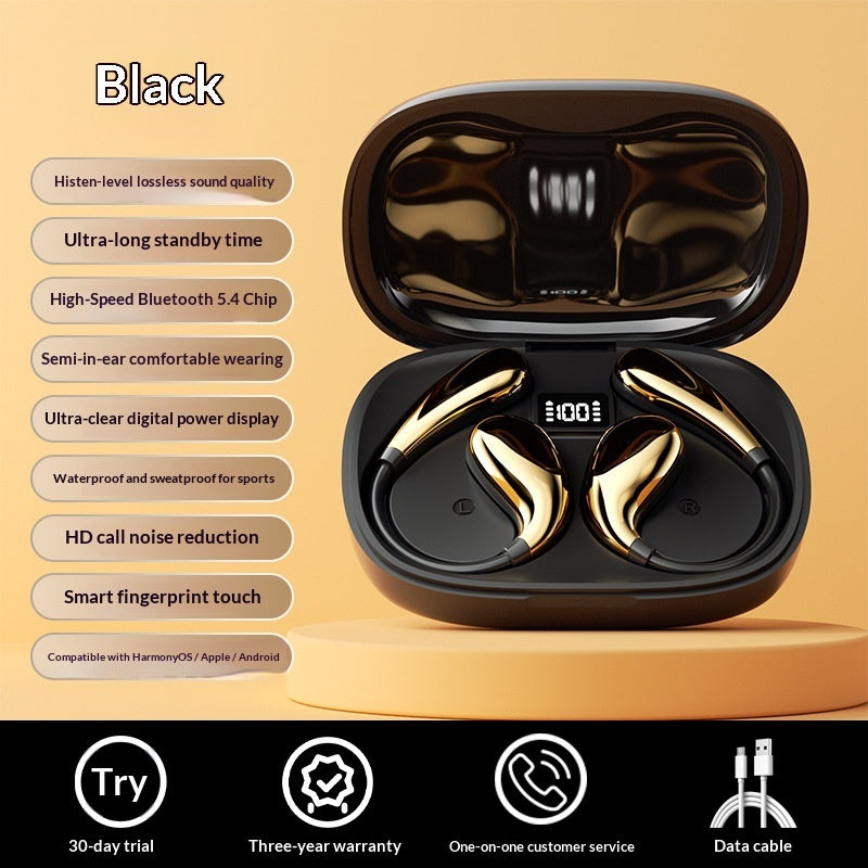 Noise-Canceling Wireless Sports Bluetooth Earbuds Long Battery
