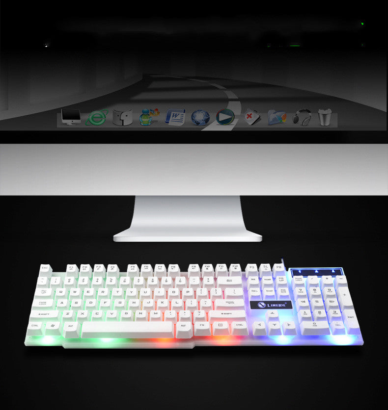 Wired Light-emitting Keyboard And Mouse Set USB