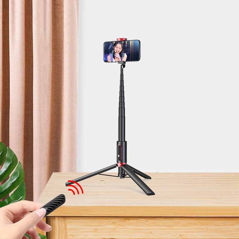 Extended Outdoor Tripod for Mobile Phone Selfie and Live Broadcast